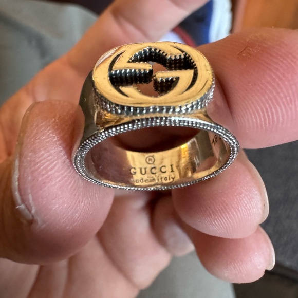 Gucci sterling silver ring size 8 - Picture 4 of 10